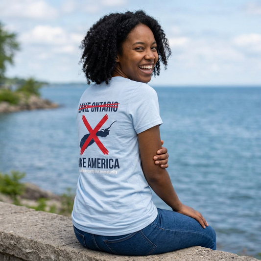 Color: Light Blue | Lake America Women's Tee