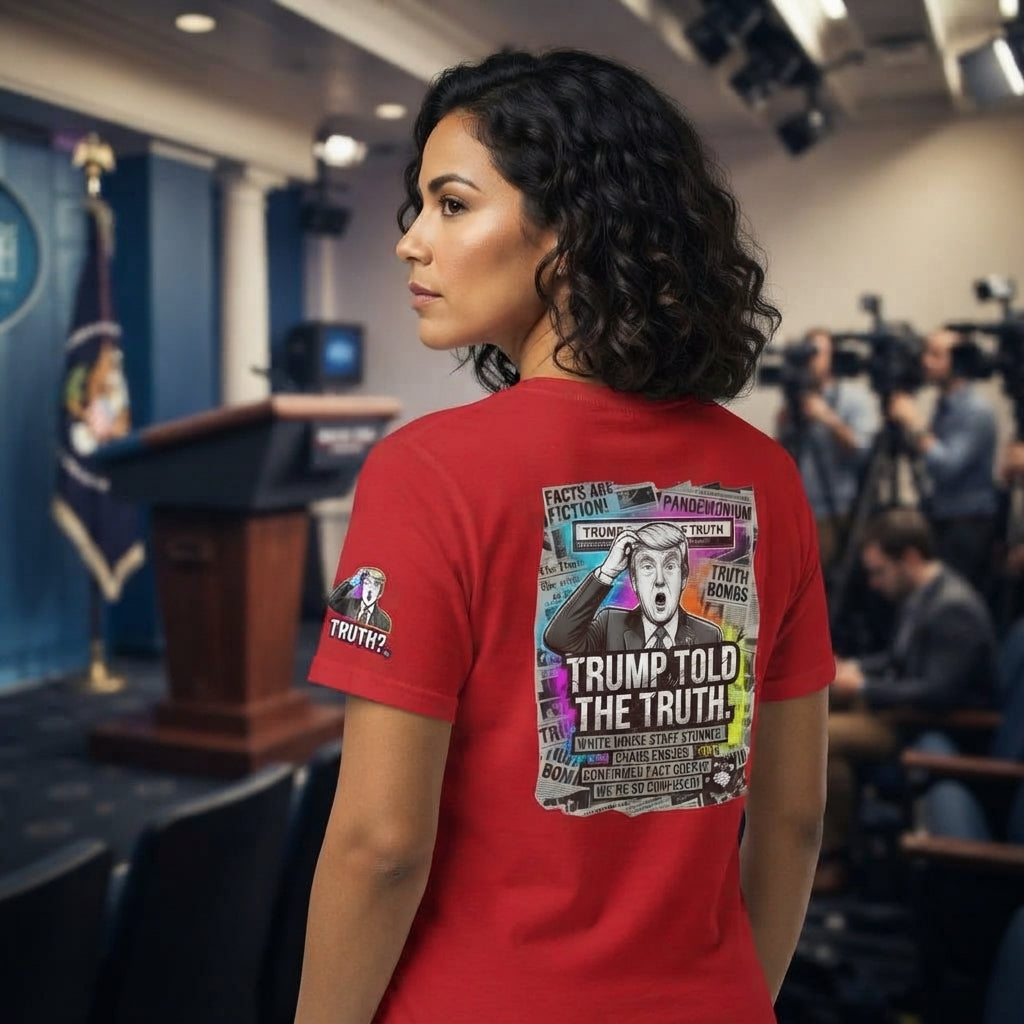 Color: Red | Trump Told The Truth Premium Graphic Tee