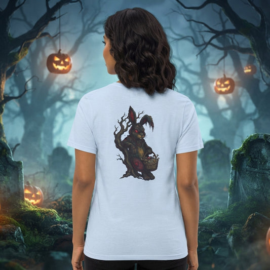 Color: Light Blue | Zombie Bunny Women's Tee