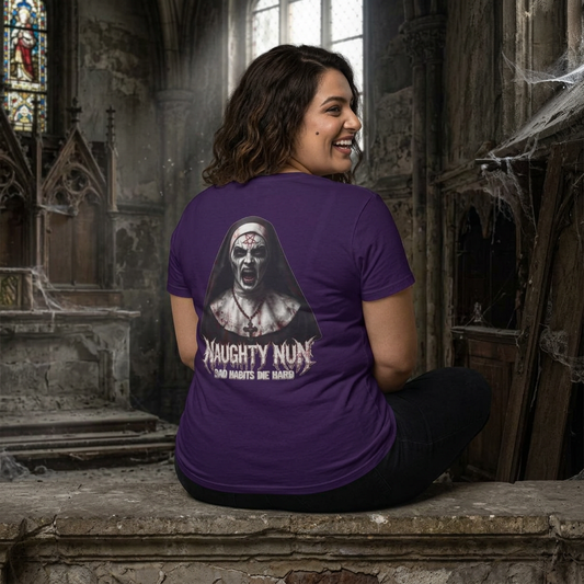 Color: Purple | Naughty Nun Women's Tee