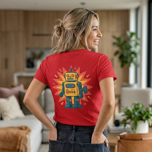 Color: Red | Toy Robot Women's Tee