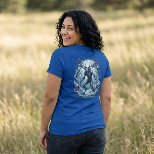 Color: Royal | Wendigo (Algonquian Folklore) Women's Tee