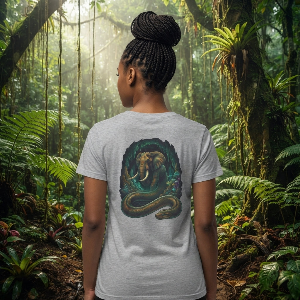 Color: Sport Grey | Grootslang (South African Mythology) Women's Tee