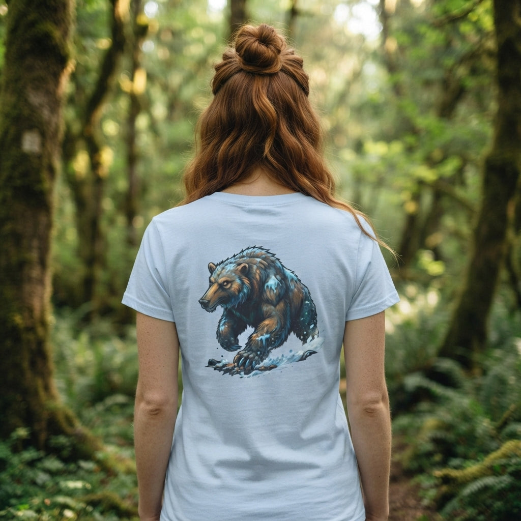 Color: Light Blue | Alioat (Siberian Folklore) Women's Tee