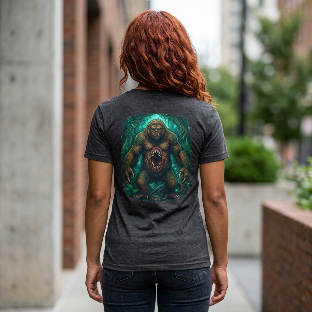 Color: Dark Heather | Mapinguari (Amazon Rainforest) Women's Tee