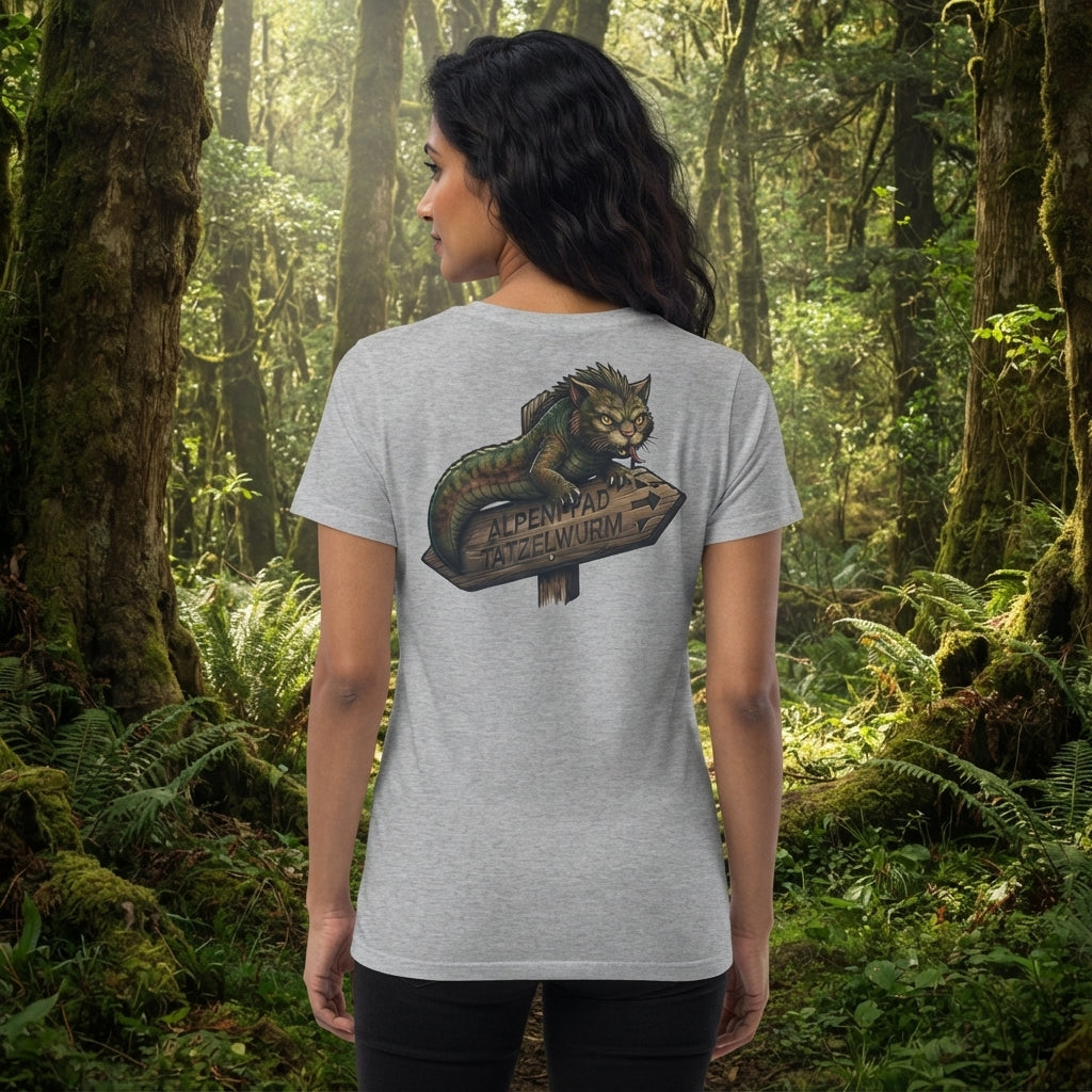 Color: Sport Grey | Tatzelwurm (Alpine Europe) Women's Tee