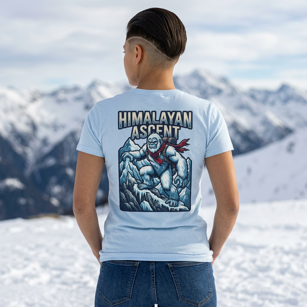 Color: Light Blue | Yeti-Abominable Snowman (Himalayas) Women's Tee