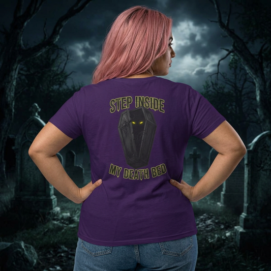 Color: Purple | Step Inside My Death Bed Women's Tee