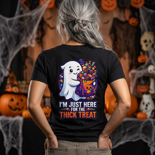 Color: Black | I'm Just Here For The Thick Treat Women's Tee