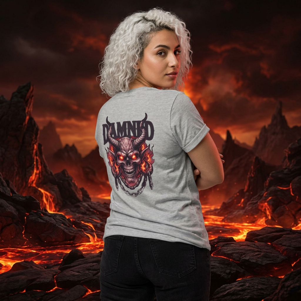 Color: Sport Grey | Damned Women's Tee
