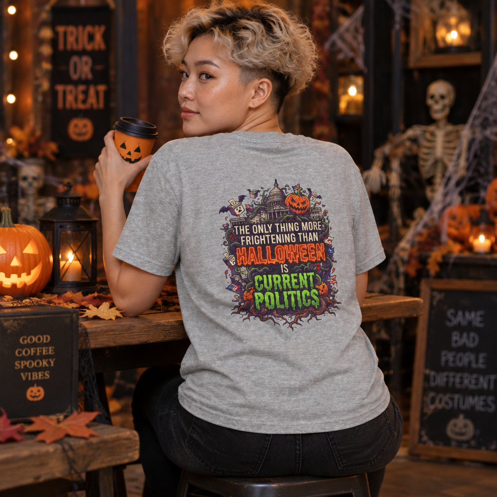 Color: Sport Grey | Current Politics Women's Tee