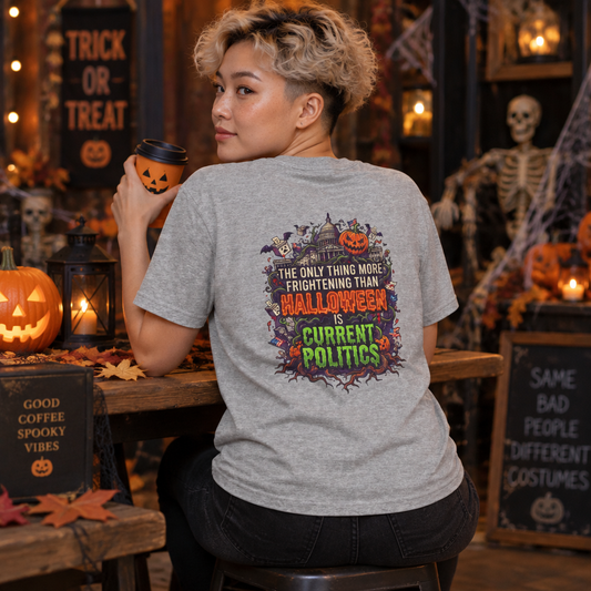 Color: Sport Grey | Current Politics Women's Tee