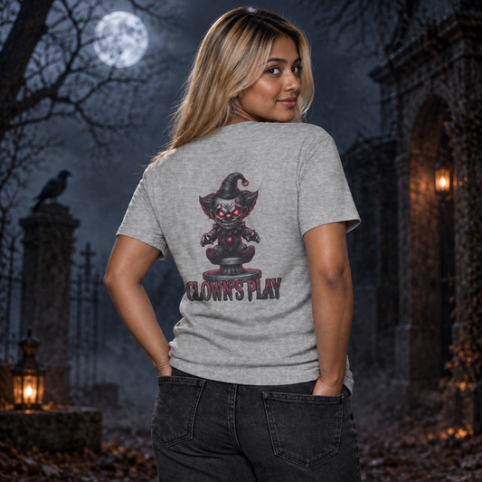Color: Sport Grey | Clown Play Women's Tee