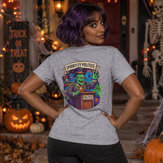 Color: Sport Grey | Spooky-Fy Politics Women's Tee