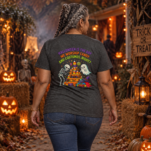 Color: Dark Heather | Worship Candy Women's Tee