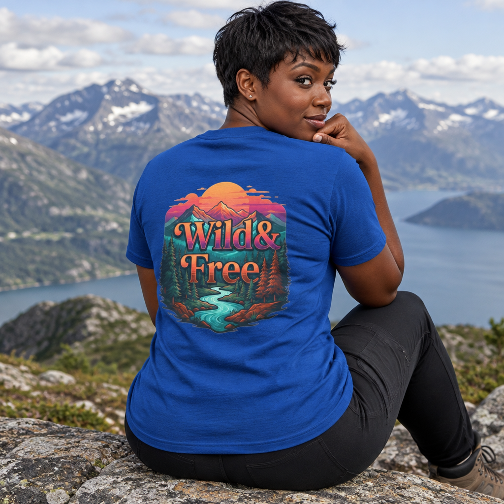 Color: Royal | Wild & Free Women's Tee