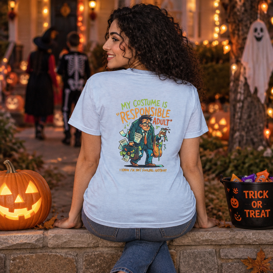 Color: Light Blue | Responsible Adult Costume Women's Tee