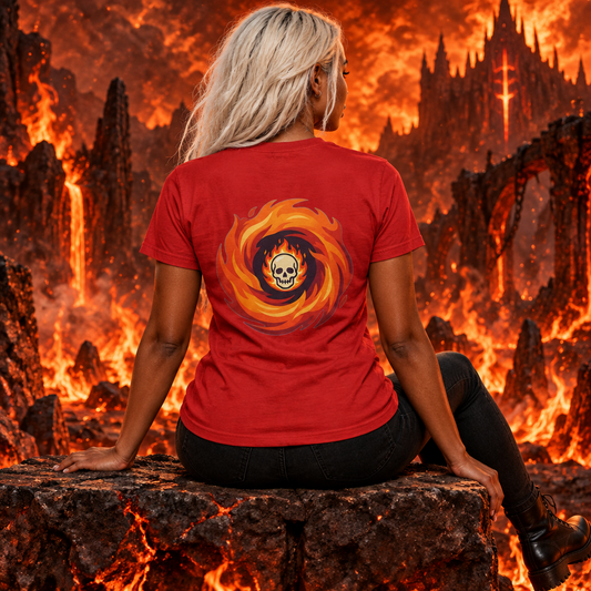 Color: Red | Hellfire Women's Tee