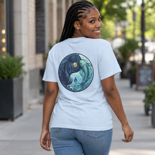 "Yin Yang Pisces" Women's Tee