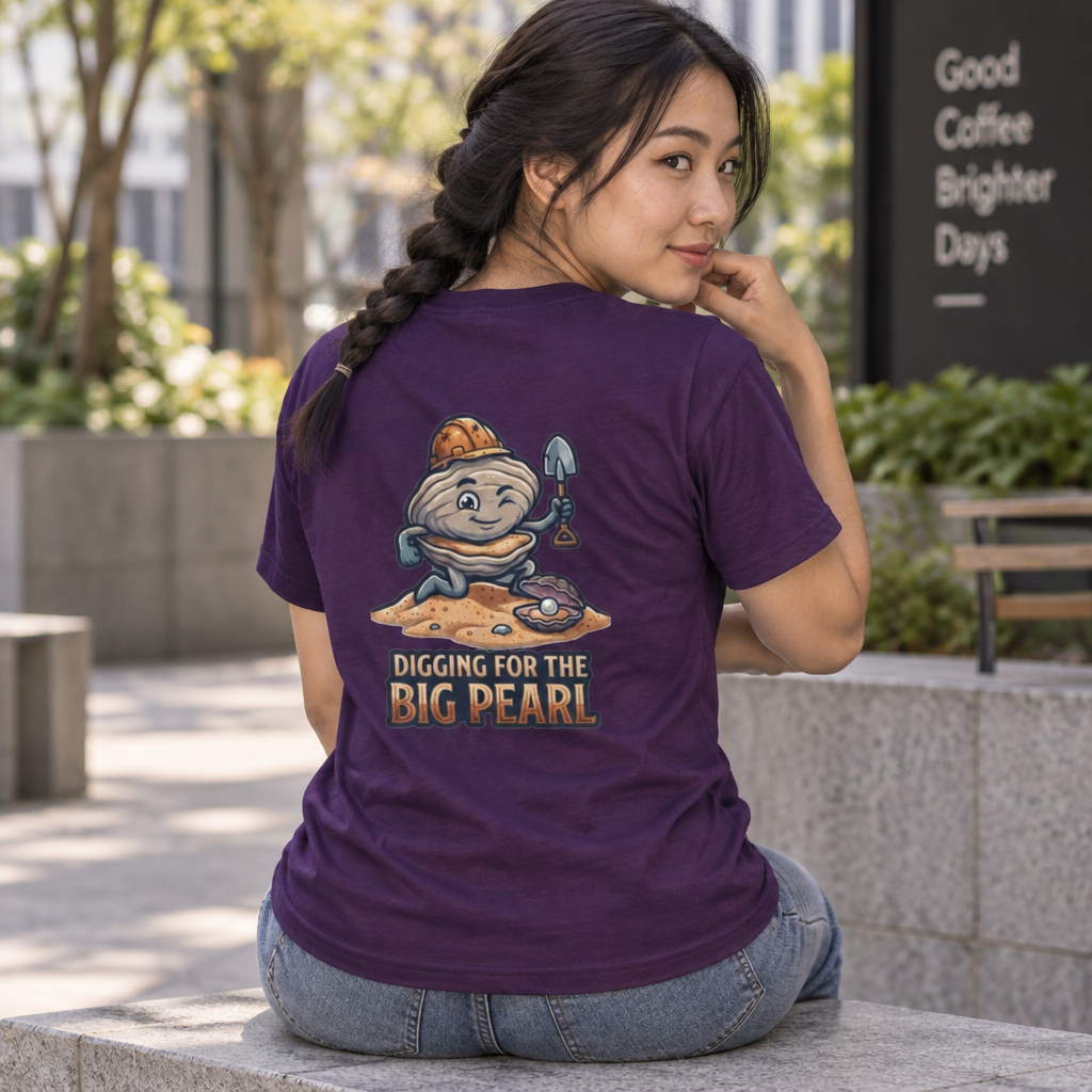 "Digging For The Big Pearl" Women's Tee