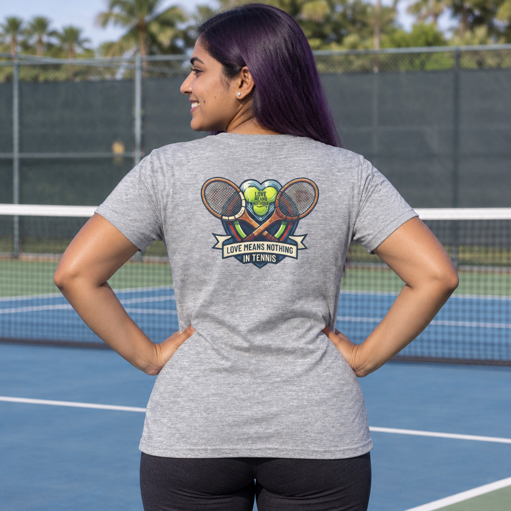 "Love Means Nothing in Tennis" Women's Tee