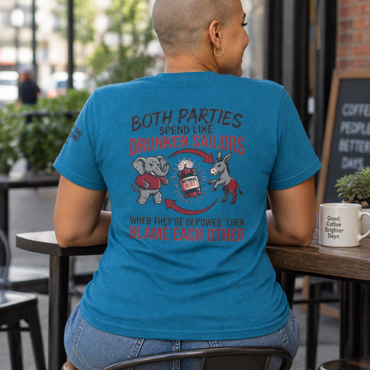 "Protest Series - Audit The Spending" Premium Graphic Tee