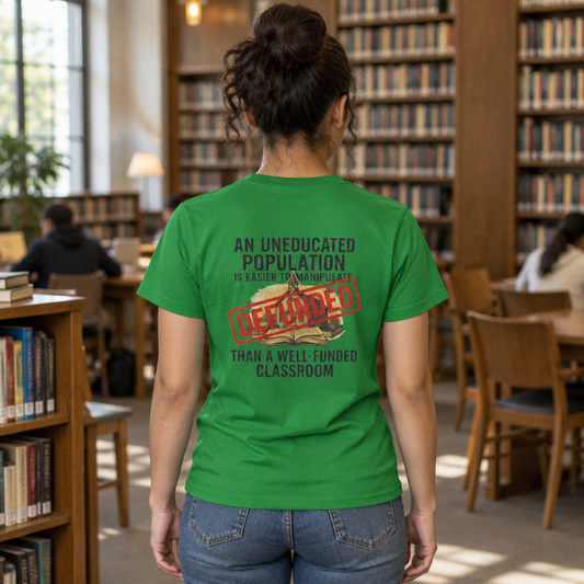 Color: Irish Green | Protest Series - Fund Public Schools Women's Tee