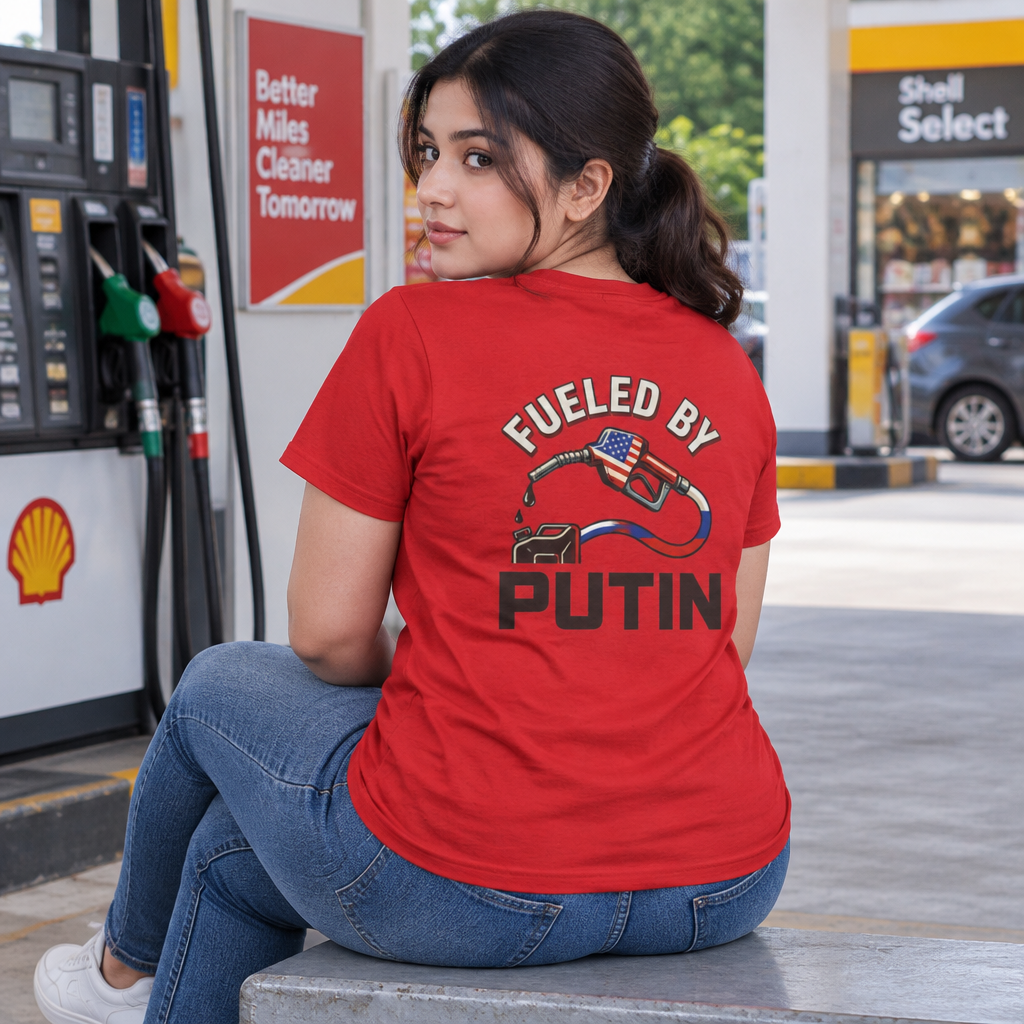 Color: Red | Fueled By Putin Women's Tee