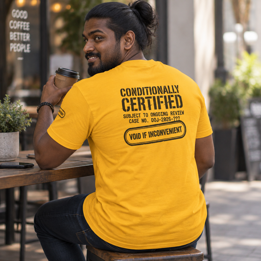 "Conditionally Certified" Premium Graphic Tee