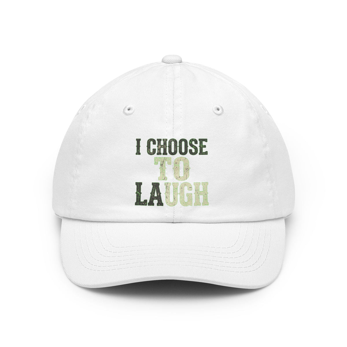 Color: White | Choose to Laugh Dad Hat
