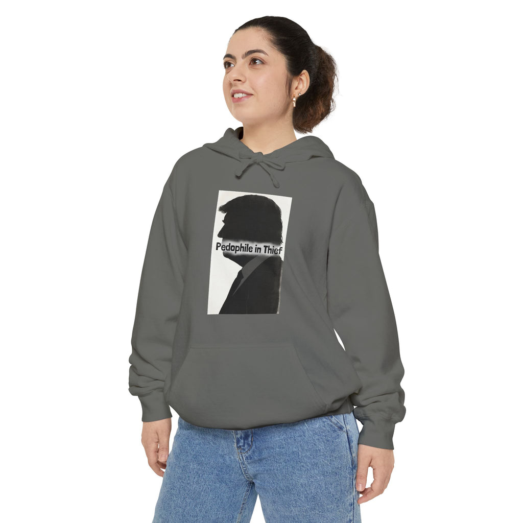 Pedo in Thief | Garment-Dyed Hoodie — AttitudeShirts