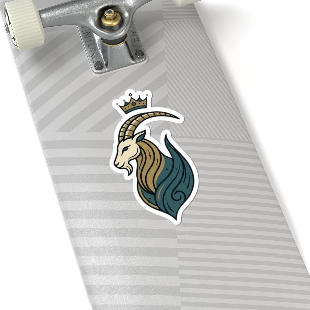 "Capricorn- The Sea-Goat Crest" Sticker