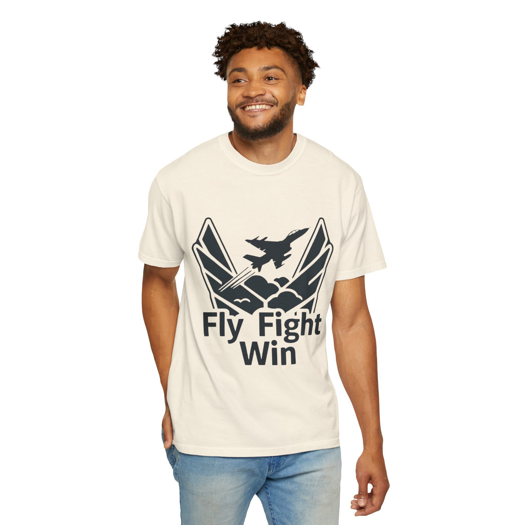 "Fly Fight Win-2" Unisex Garment-Dyed T-shirt