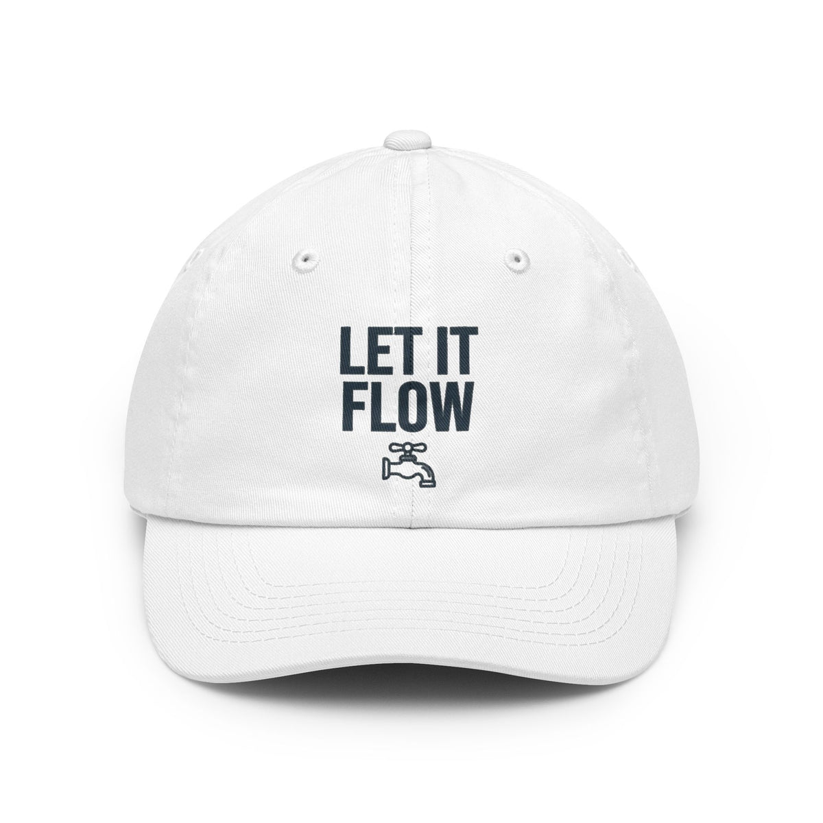 Color: White | Protest Series - Let It Flow Dad Hat
