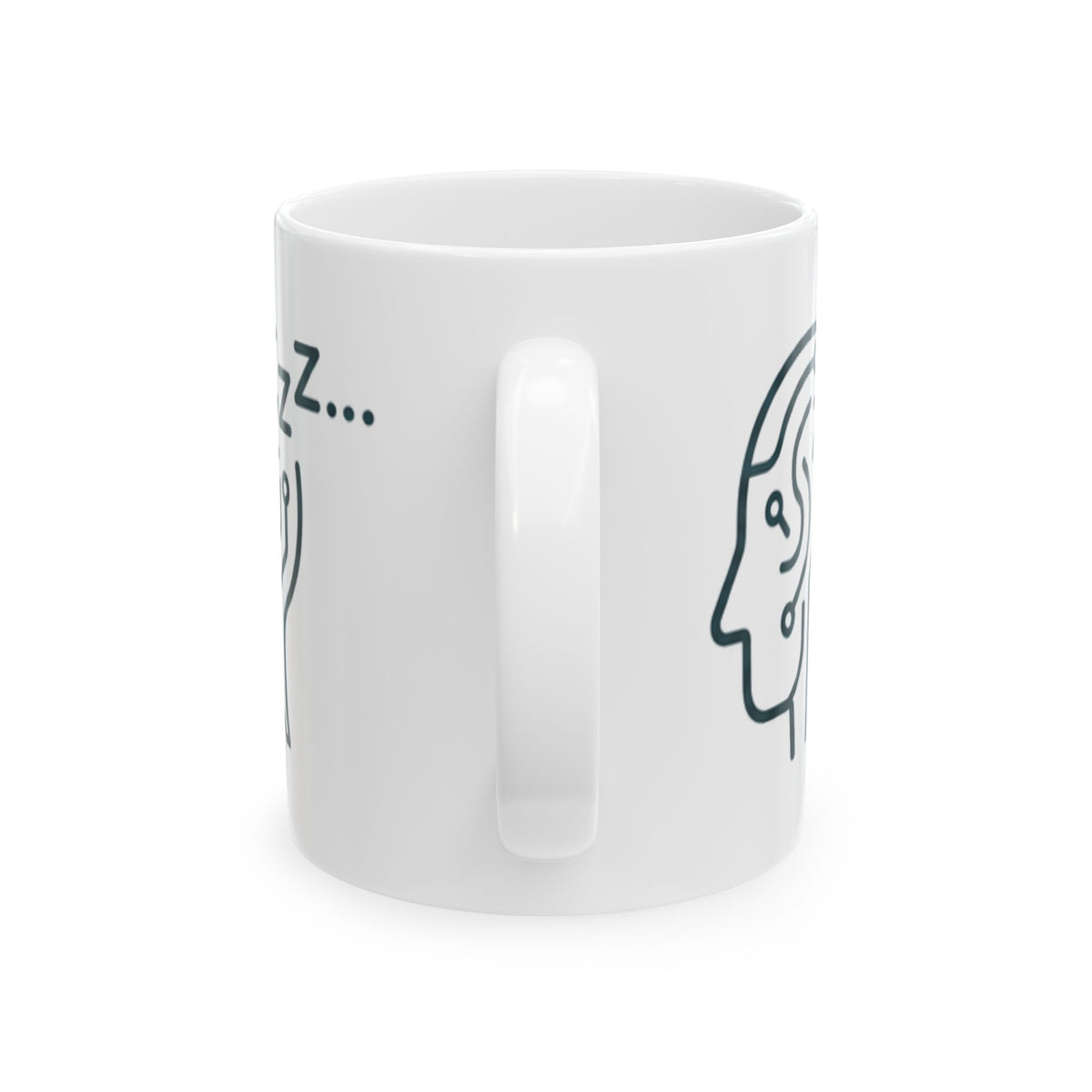 "I Was Listening" White Ceramic Mug — Graphic