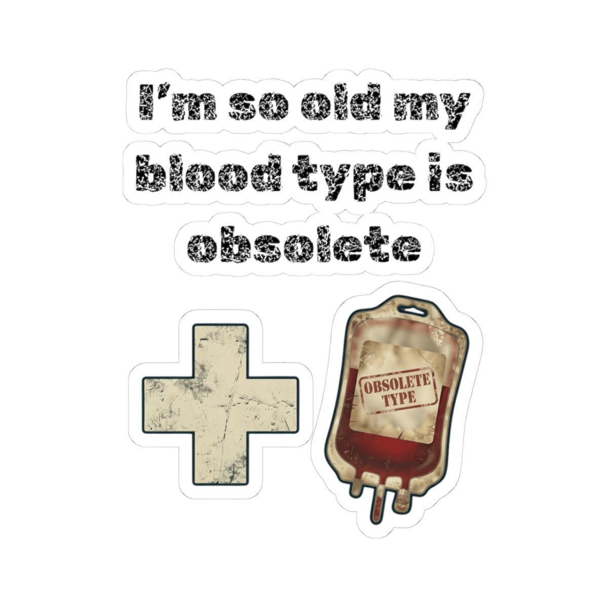 "Blood Type" Sticker — Main