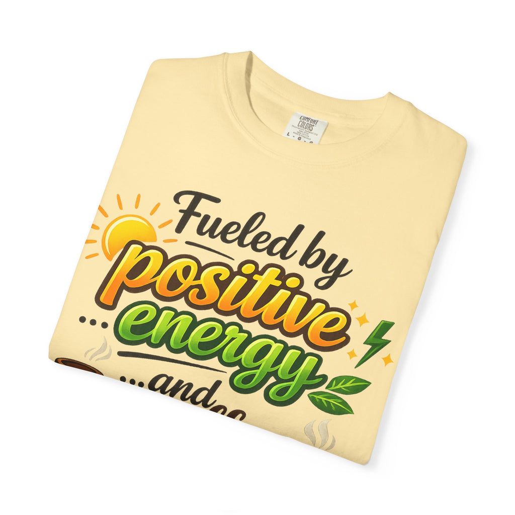 "The High-Voltage Morning Routine" Unisex Garment-Dyed T-shirt