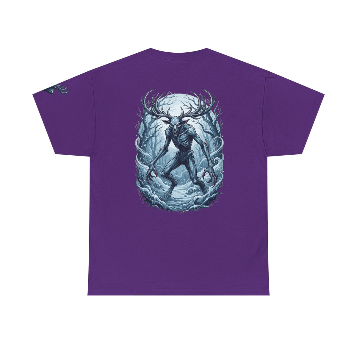 Color: Purple | Wendigo (Algonquian Folklore) Premium Graphic Tee