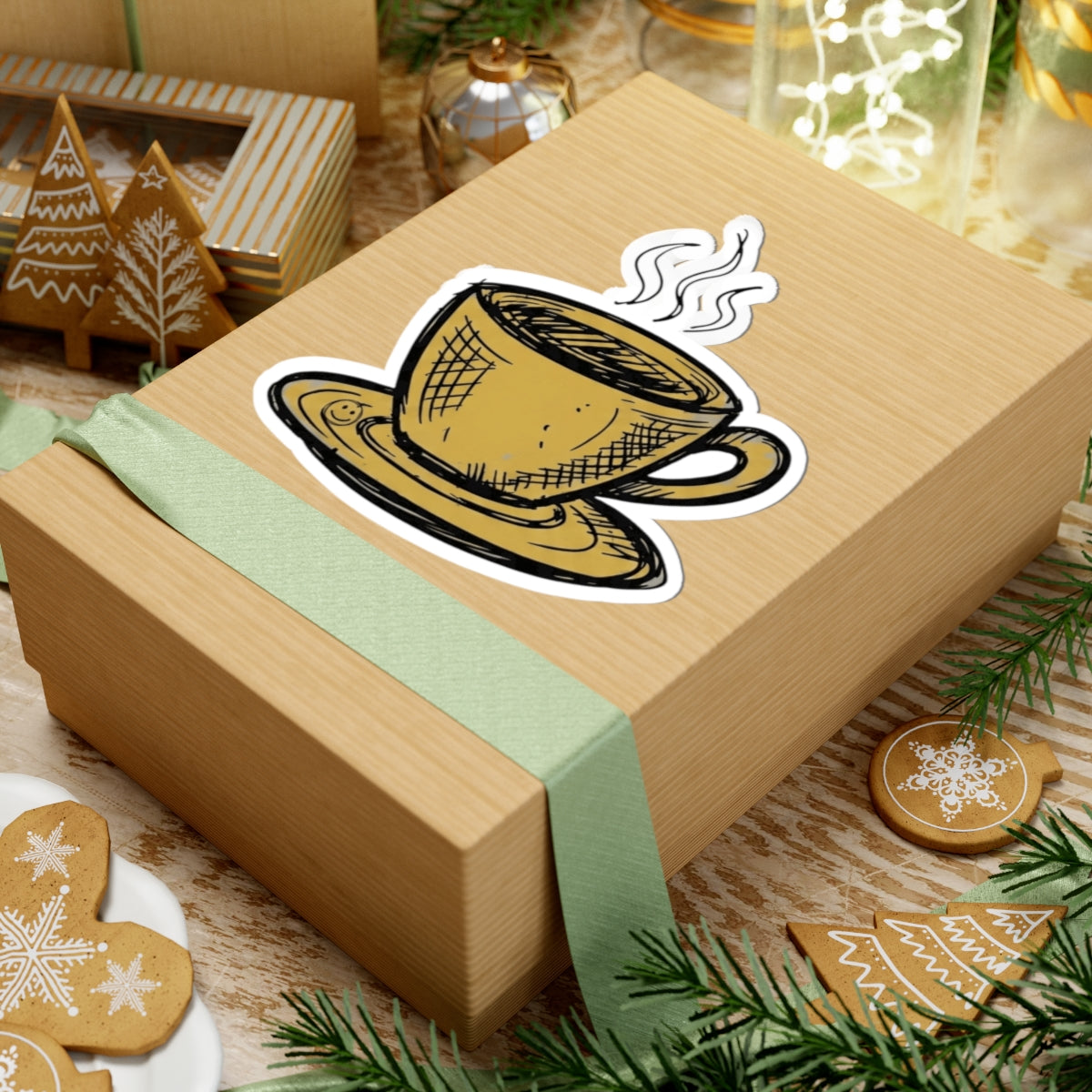 "Happy Coffee" Sticker