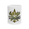 "Army Strong-2" White Ceramic Mug