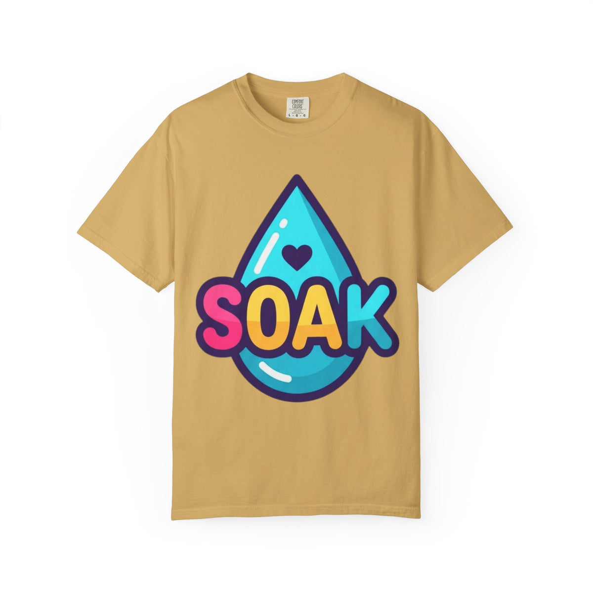 Color: Mustard | Soak Unisex Garment-Dyed Tee