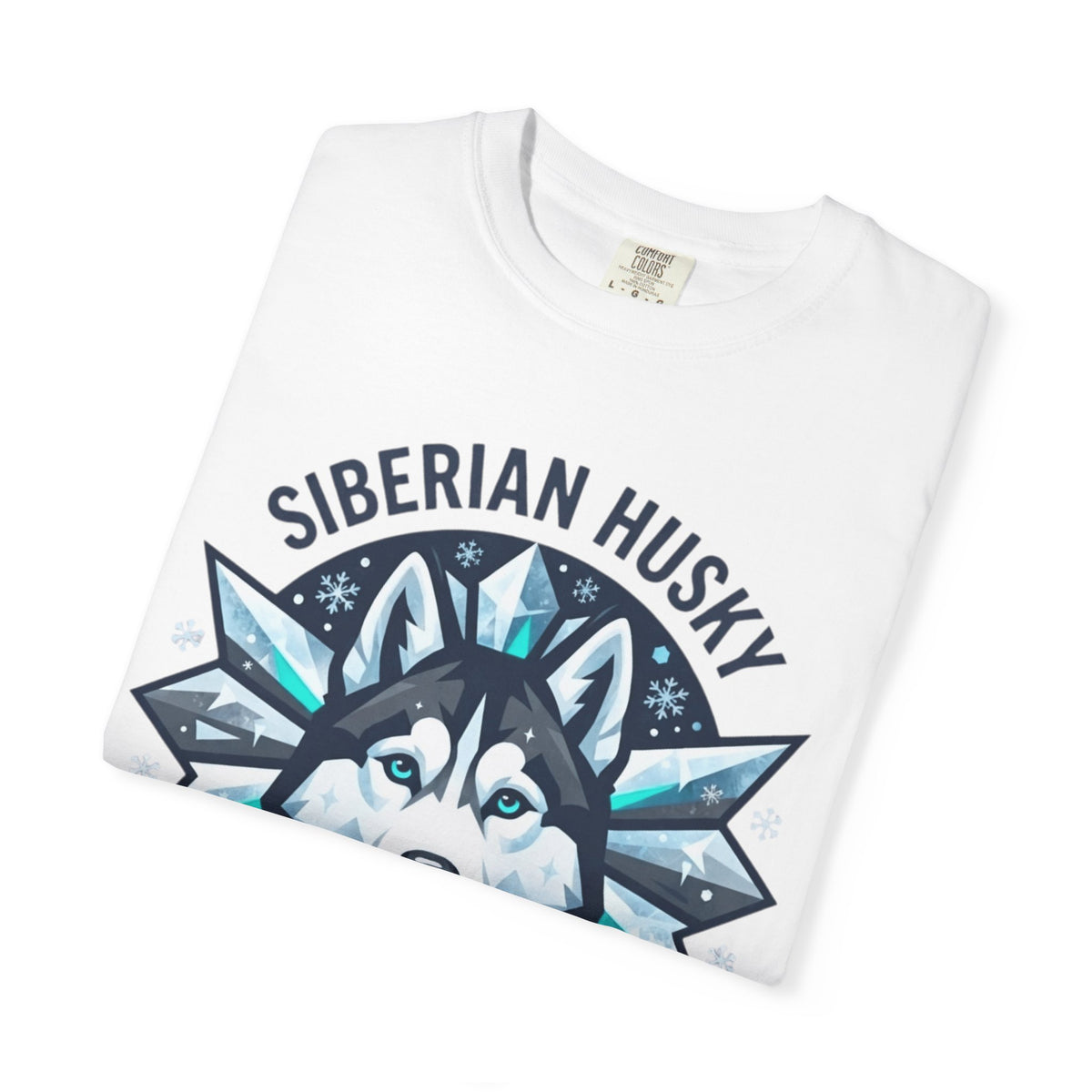 "Siberian Husky Loyal & Free" Unisex Garment-Dyed Tee