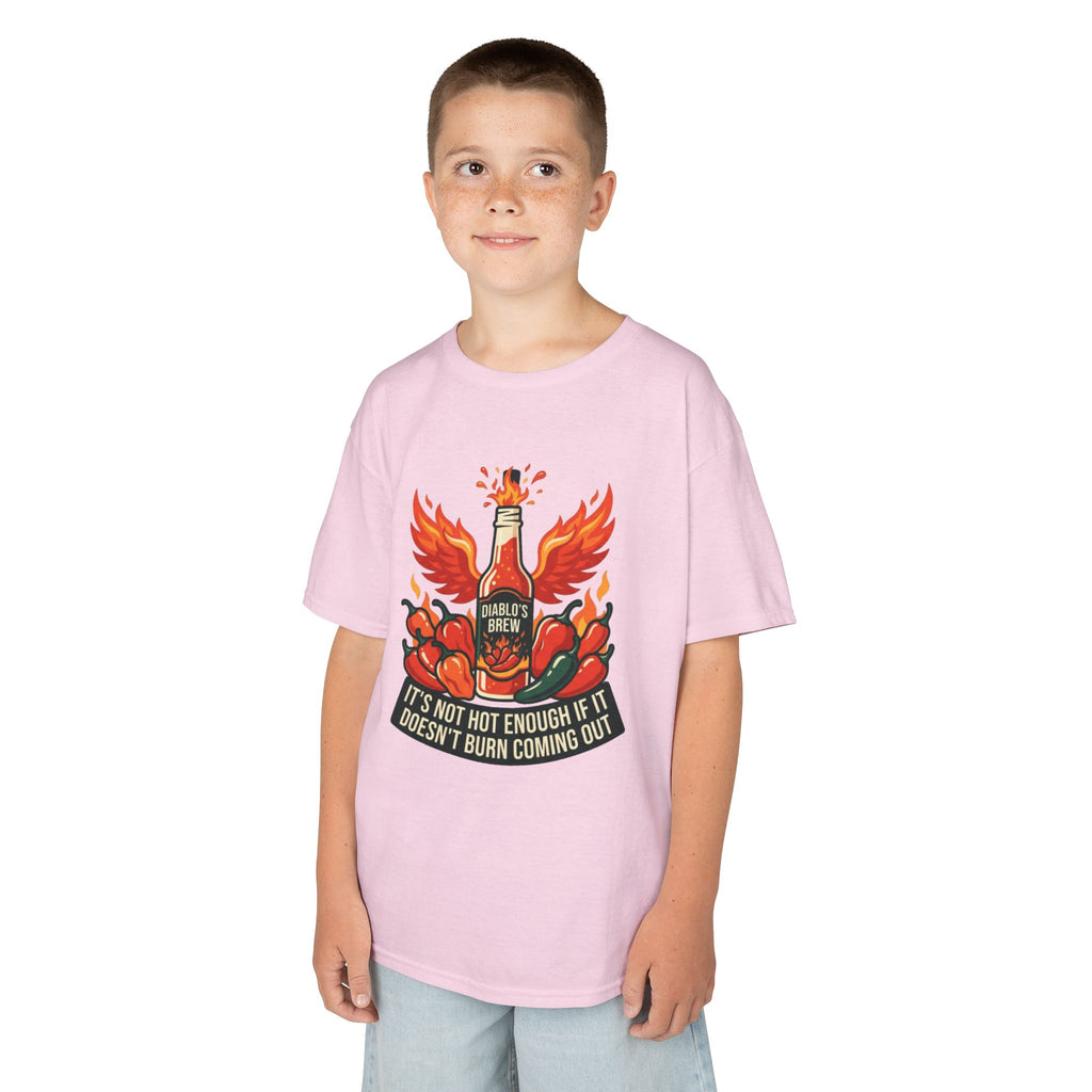 "Burns Coming Out" Kids Tee