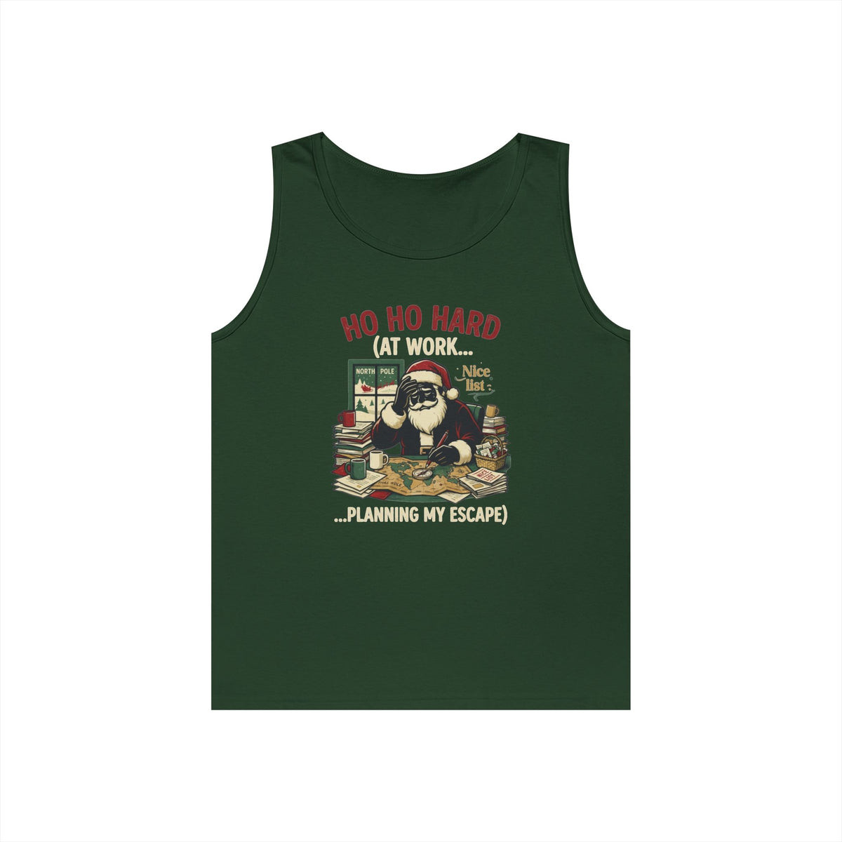 "Ho Ho Hard At Work" Tank Top