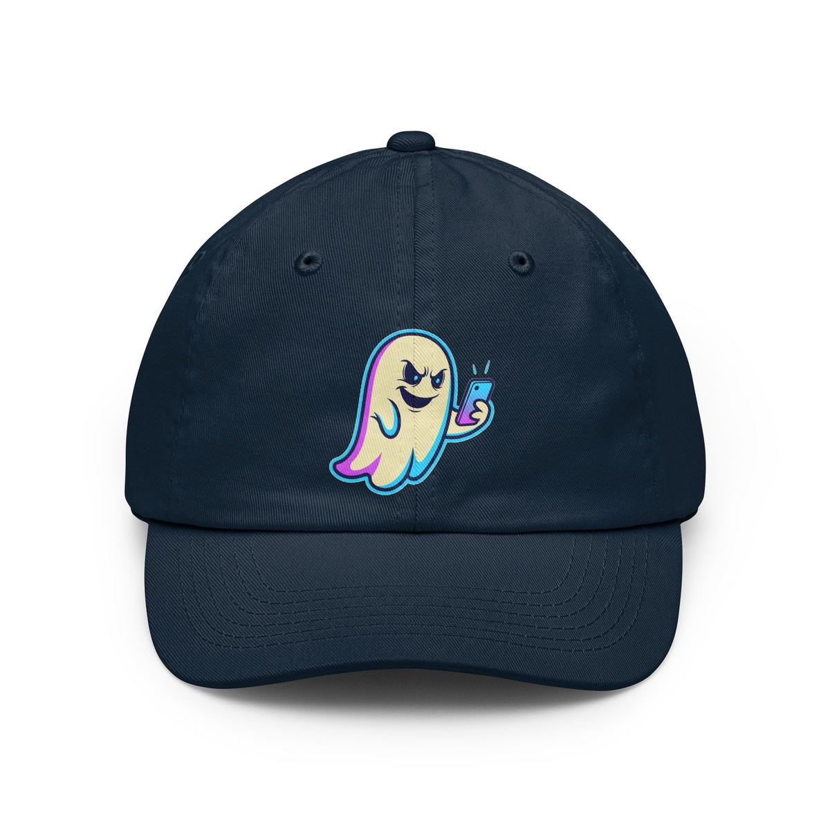 Color: Navy | Ghosting Dad Hat — Graphic