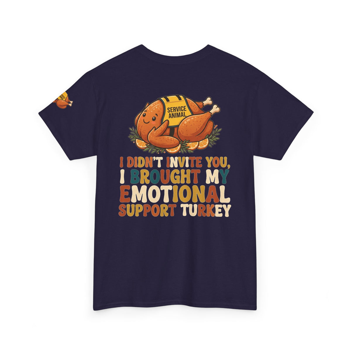 "Emotional Support Turkey" Premium Graphic Tee
