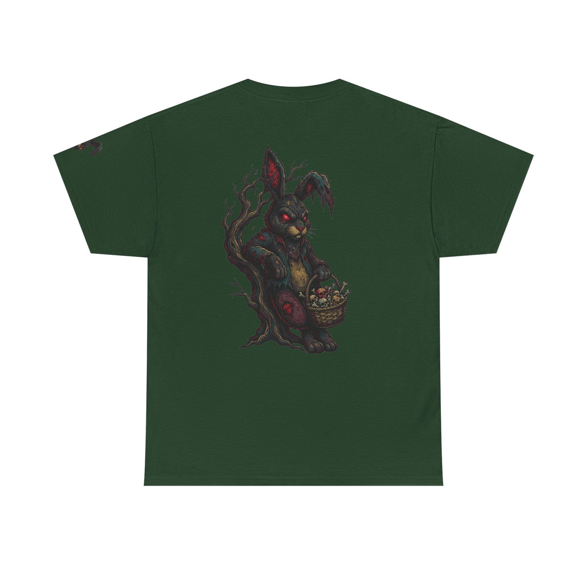 Color: Forest Green | Zombie Bunny Premium Graphic Tee