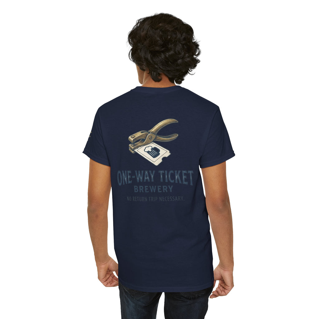"One-Way Ticket Brewery" Premium Graphic Tee