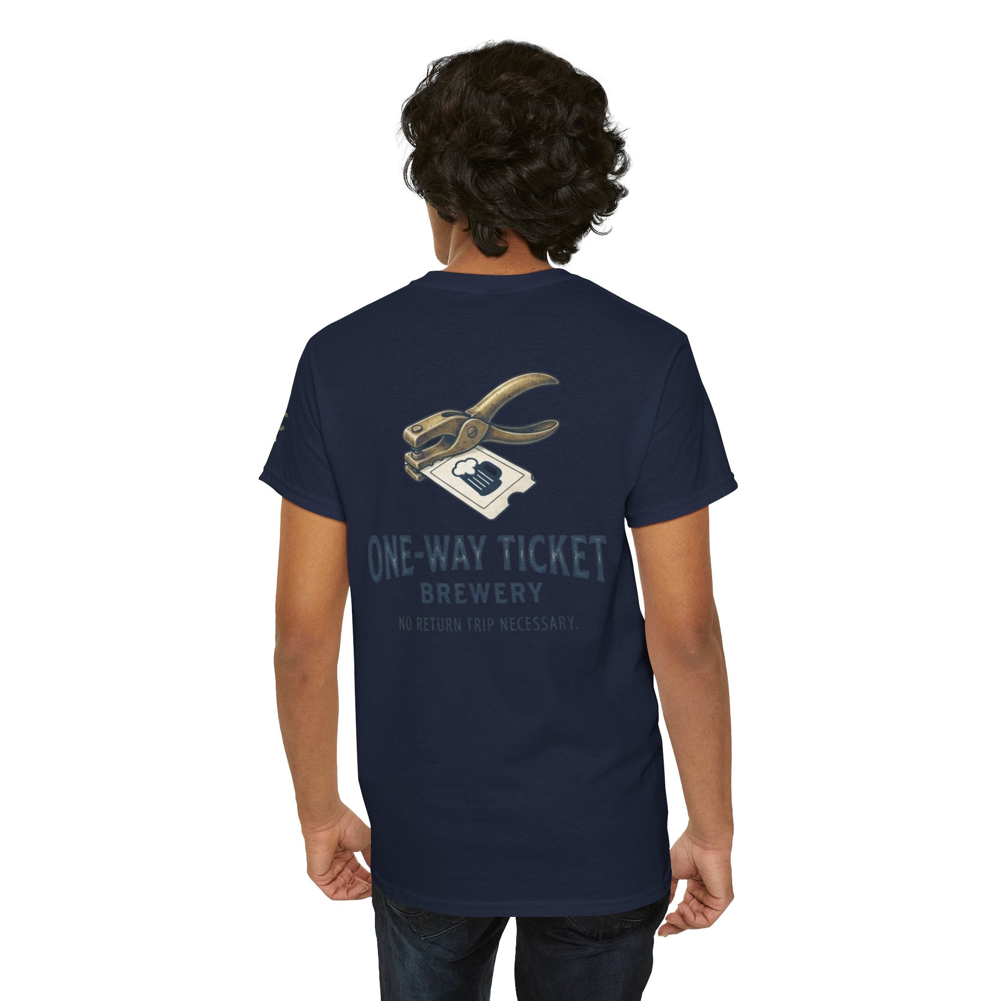 "One-Way Ticket Brewery" Premium Graphic Tee