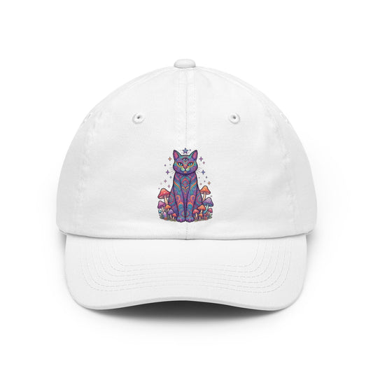 Color: White | Hippy Cat Dad Hat